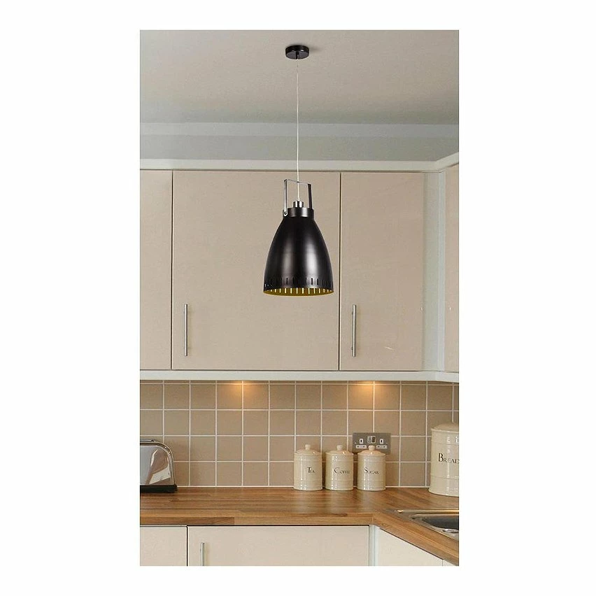 Tout neuf 😀 Lampea Suspension industrielle pour salon 40 cm Glycine 😉 – Image 3