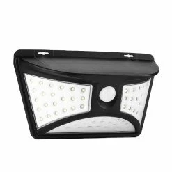 Vente flash 😍 Lumisky Projecteur solaire applique murale JUNKER Noir Plastique 250LM ⭐