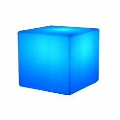 Meilleure affaire 🥰 Cube lumineuse multicolore solaire 30cm casy c30 - solrgb30 - lumi jardin 👏