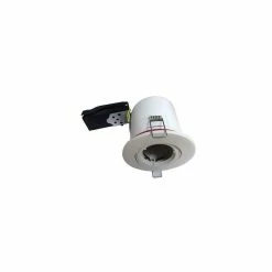 Tout neuf 🌟 Miidex Support de Spot BBC Orientable Blanc 100mm GU10 🔔