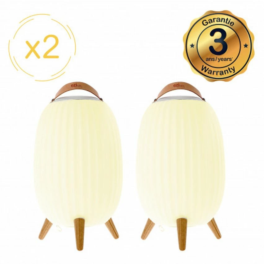 Top 10 ⌛ Lanterne nomade musicale ezilight® ambiant L - pack de 2 lampes 🎉 – Image 2
