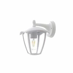 Nouveau 👏 Optonica Applique E27 Aluminium Blanche étanche IP44 Eclairage Bas ❤️