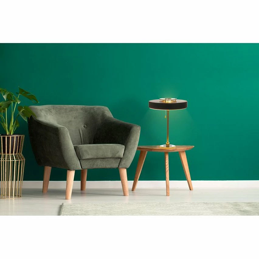 Acheter đ Paris prix Lampe Ă Poser DĂ©co "Phobos" 50cm Or & Noir â â Image 2