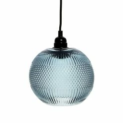 Coupon 🥰 Paris prix Lampe Suspension en Verre "Proxima" 21cm Bleu 🤩