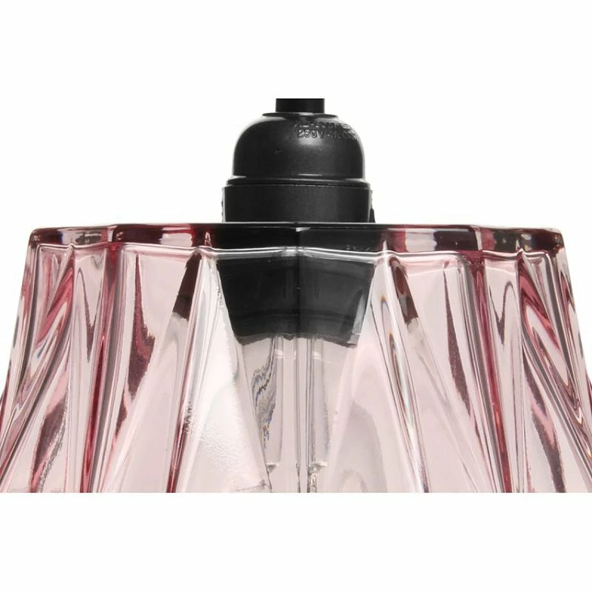 Remise đ Paris prix Lampe Suspension DĂ©co "Aurea" 19cm Rose đ â Image 3