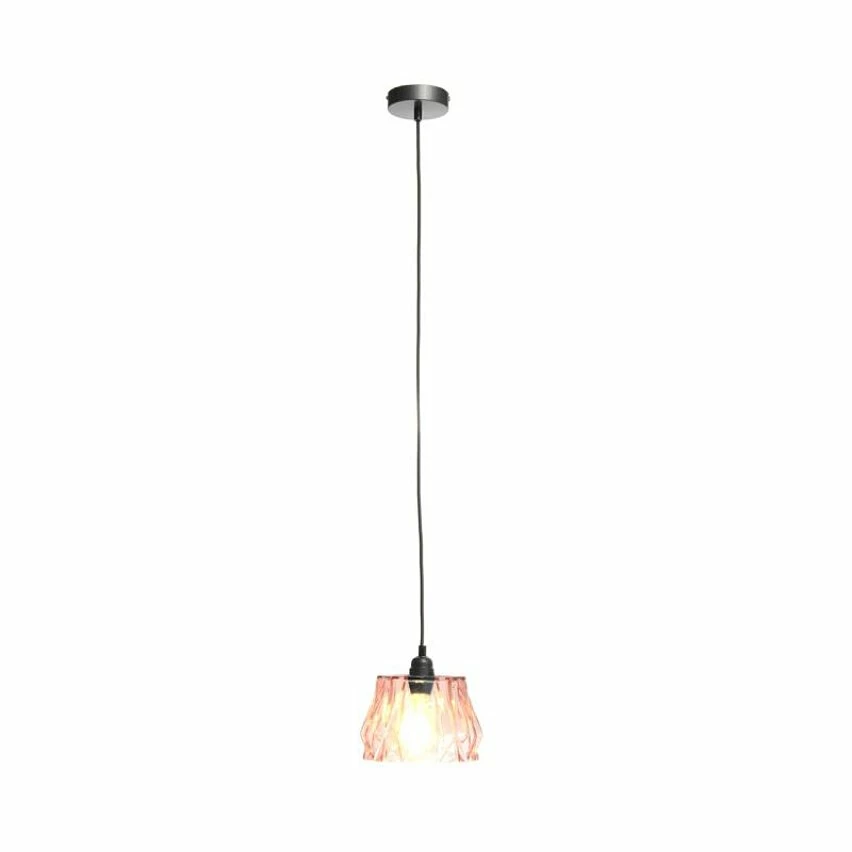 Remise đ Paris prix Lampe Suspension DĂ©co "Aurea" 19cm Rose đ â Image 4