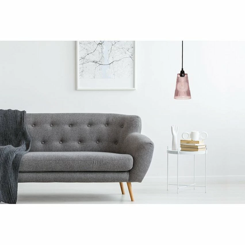 Sortie 🎉 Paris prix Lampe Suspension Design "Palum" 14cm Violet 🧨 – Image 2