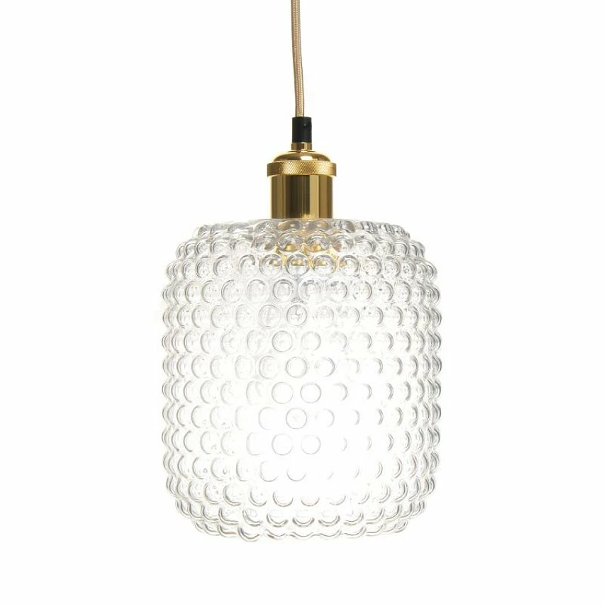 Les meilleures critiques de 🎉 Paris prix Lampe Suspension en Verre "Irène" 27cm Transparent 😉