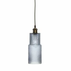 Vente flash ⌛ Paris prix Lampe Suspension en Verre "Rosi" 35cm Bleu 😉