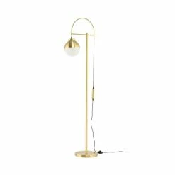 Bon marché ⭐ Paris prix Lampadaire Design "Lavina" 160cm Or 🧨