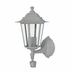 Meilleure vente 🌟 I-Watts Outdoor Lighting Applique montante E27 60W détecteur - Blanc 🥰