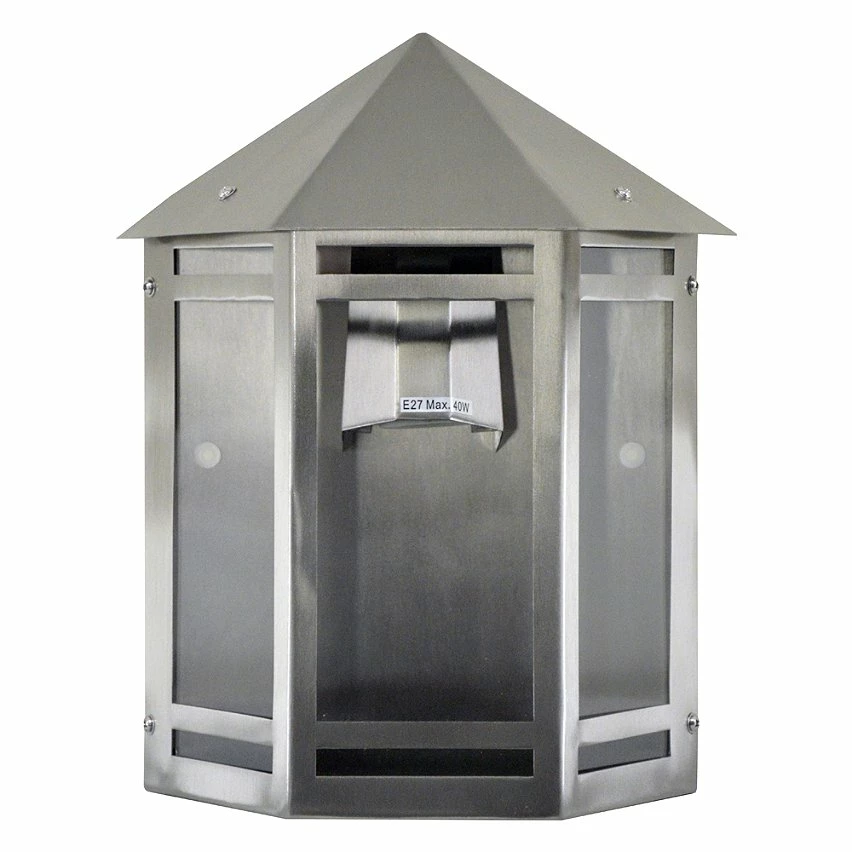 Meilleure affaire đ I-Watts Outdoor Lighting Demi applique Inox E27 60W đ€©