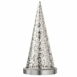 Grosses soldes 😀 Paris prix Lampe à Poser LED en Métal "Cône" 37cm Argent 🛒