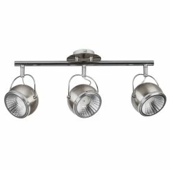 Le moins cher 😉 Spot-Light Plafonnier 3 Spots Moderne "Ball" 52cm Satin 😉