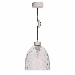 Remise 🧨 Paris prix Lampe Suspension Classique "Aura" 30cm Blanc 🔔