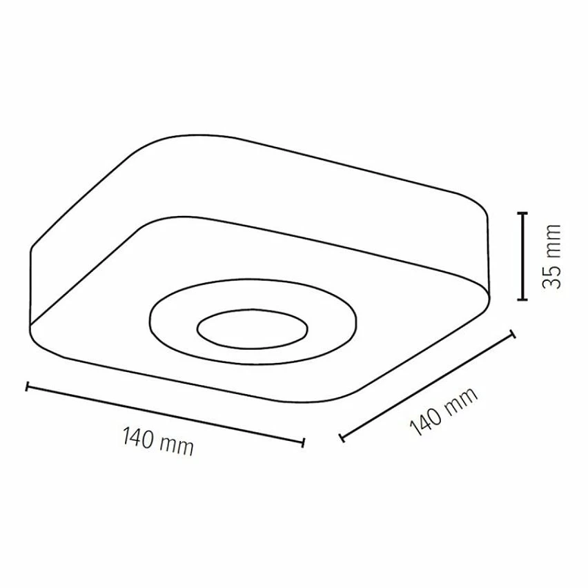 Vente flash đ Paris prix Plafonnier Design "Sunniva" 14cm ChĂȘne HuilĂ© đ â Image 2
