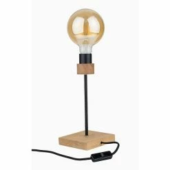 Meilleur prix ✨ Paris prix Lampe à Poser Design "Chandelle" 30cm Naturel 🎉