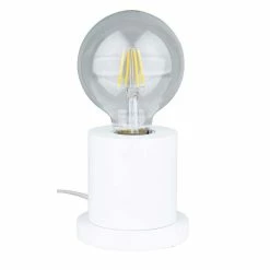 Meilleure affaire 😀 Paris prix Lampe à Poser en Bois "Tasse" 10cm Blanc 🛒