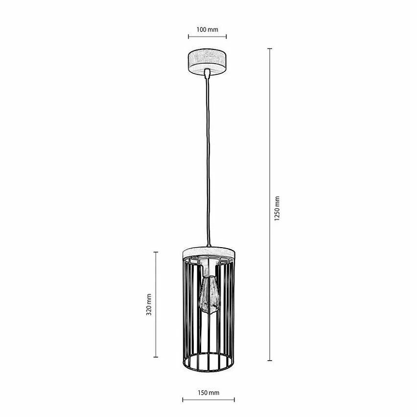 Meilleure vente đ„ Paris prix Lampe Suspension Design "Gunnar" 135cm Noir đ€© â Image 2