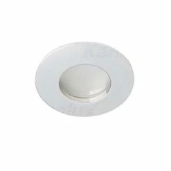 De gros ⌛ Kanlux Support de spot encastrable perçage 71-74mm - étanche IP44 rond Chrome 🌟