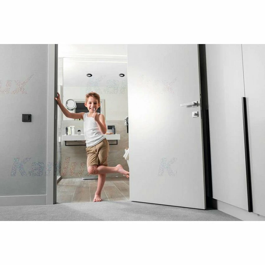 De gros ⌛ Kanlux Support de spot encastrable perçage 71-74mm - étanche IP44 rond Chrome 🌟 – Image 2