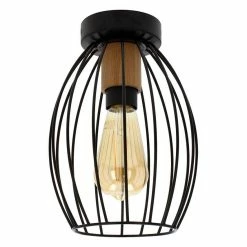 Vente flash 🔔 Paris prix Plafonnier Design "Gunnar" 25cm Noir 😉