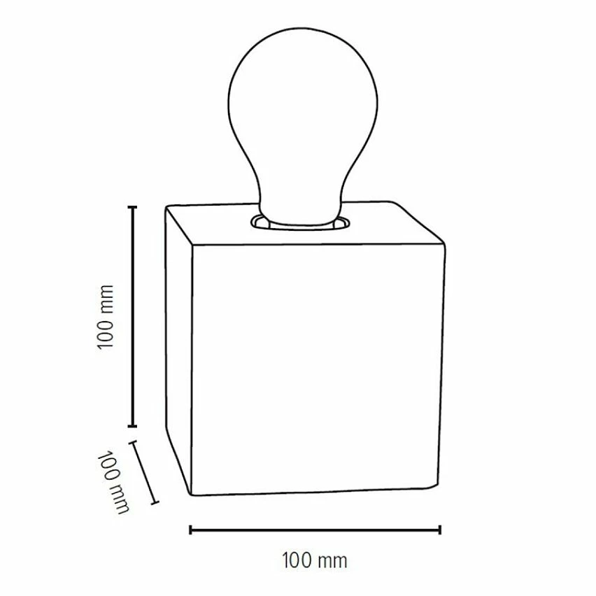 Vente flash đŻ Paris prix Lampe Ă Poser Design "Trongo" 10cm ChĂȘne HuilĂ© đ â Image 5