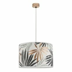 Meilleure vente 😉 Paris prix Lampe Suspension Design "Hoja" 125cm Chêne Huilé 🥰