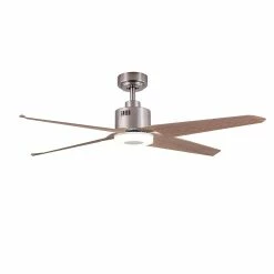 Nouveau 🌟 Sulion Ventilateur de plafond Moteur DC 137cm LED 18W Bois ✨
