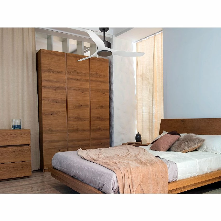 Offres đ Klassfan Ventilateur de plafond RĂ©versible Thermostat Wifi Moteur Ă courant continu Toits en pente TĂ©lĂ©commande ScĂ©narios Adaptateur 2/3 Lames âïž â Image 5