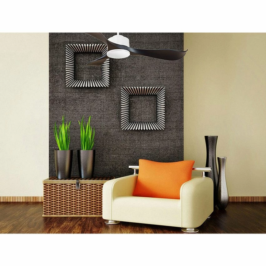 Le moins cher 🧨 Klassfan Ventilateur de plafond Réversible Thermostat Wifi Moteur à courant continu Toits en pente Télécommande Scénarios Adaptateur 2/3 Lames 👏 – Image 2