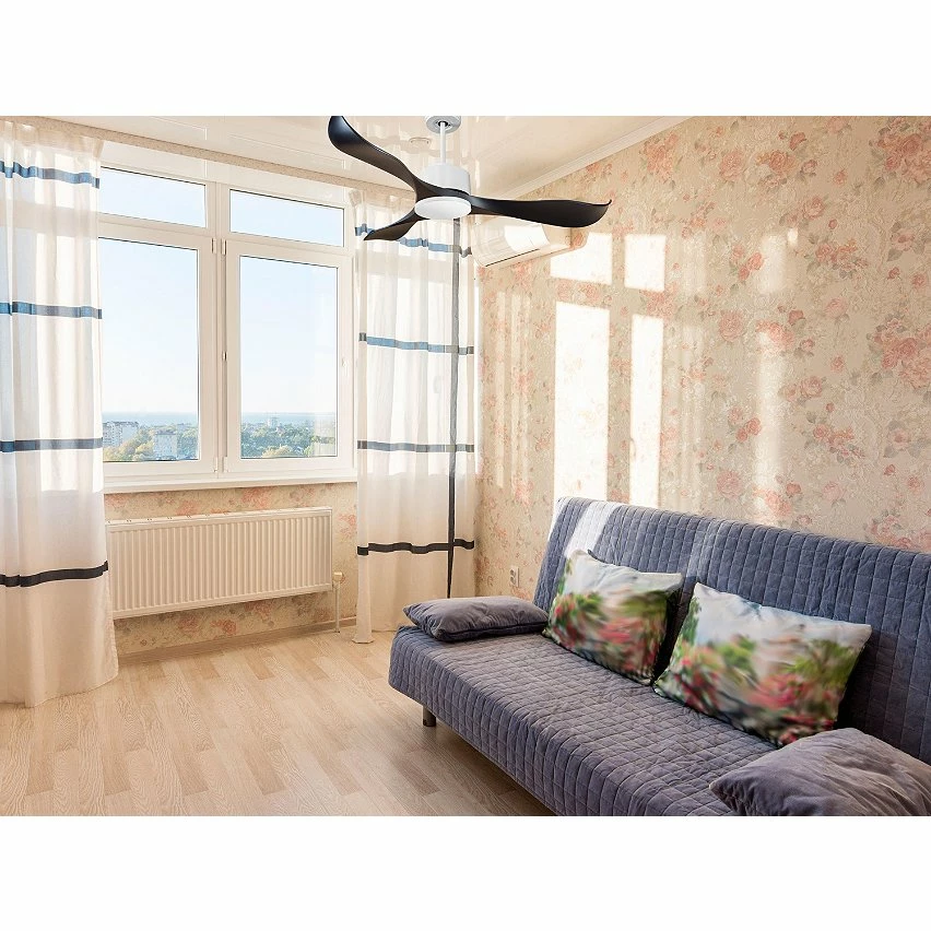 Le moins cher 🧨 Klassfan Ventilateur de plafond Réversible Thermostat Wifi Moteur à courant continu Toits en pente Télécommande Scénarios Adaptateur 2/3 Lames 👏 – Image 6