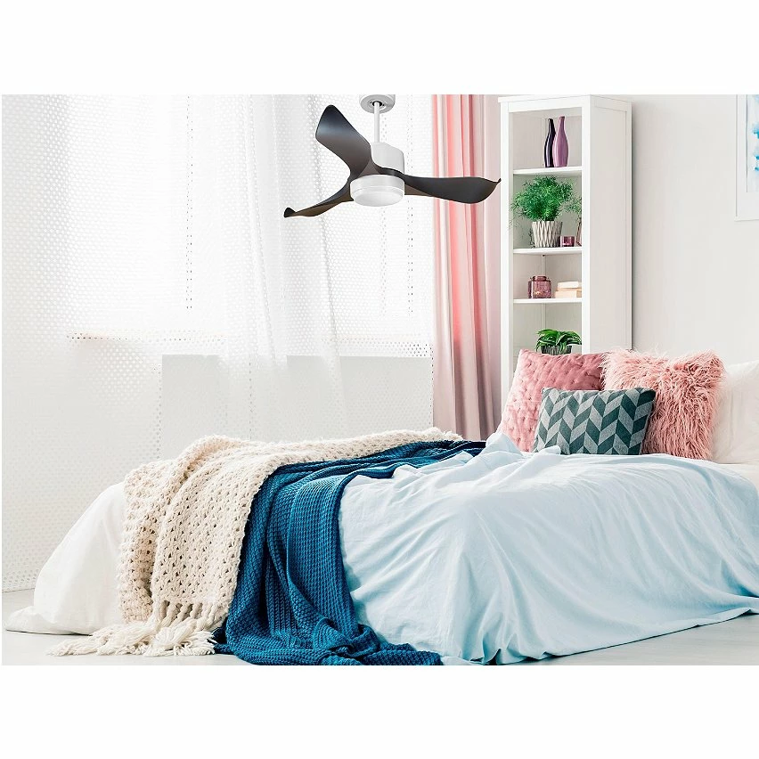 De gros đ Klassfan Ventilateur de plafond RĂ©versible LumiĂšre Thermostat Dimmable Wifi Moteur Ă courant continu Toits en pente TĂ©lĂ©commande ScĂ©narios Lumi đ â Image 2