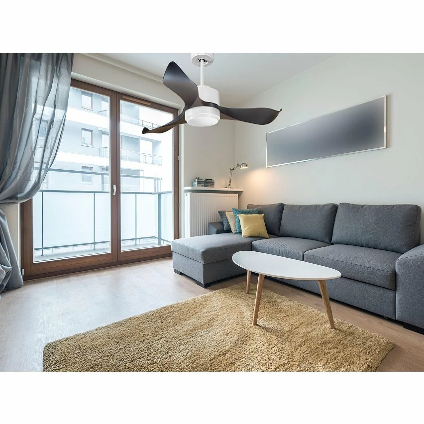 De gros đ Klassfan Ventilateur de plafond RĂ©versible LumiĂšre Thermostat Dimmable Wifi Moteur Ă courant continu Toits en pente TĂ©lĂ©commande ScĂ©narios Lumi đ â Image 7