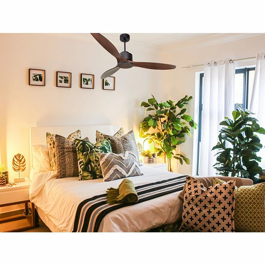 Promo đ Klassfan Ventilateur de plafond RĂ©versible Thermostat Wifi Moteur Ă courant continu Toits en pente TĂ©lĂ©commande ScĂ©narios Hypersilence MĂ©moire âš â Image 5