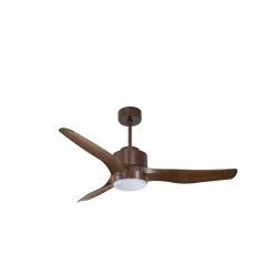 Promo ⌛ Klassfan Ventilateur de plafond Réversible Lumière Thermostat Dimmable Wifi Moteur à courant continu Toits en pente Télécommande Scénarios Lumi 👍