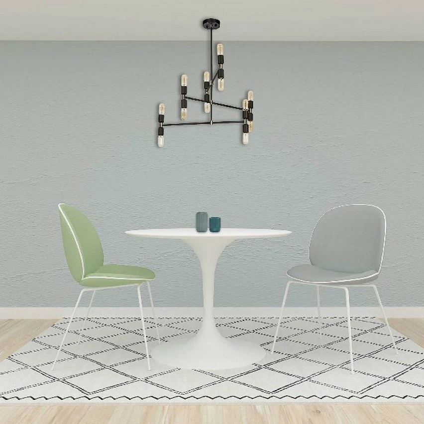 Vente flash đ„° Homemania Lampe de suspension zig-zag - Noir, or - 78 x 78 x 71 cm đ„ â Image 3