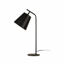 Bon marché ⌛ Homemania Lampe de table Way Surf - Noir - 17x17x67 cm ✨