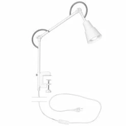 Offres 🌟 Homemania Lampe de Bureau Carena White - Blanc - 9 x 70 x 30 cm ⭐