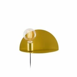 Le moins cher 🔥 HOMEMANIA Lampe Murale Shelfie - Or - 30 x 15 x 15 cm 😀