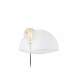 Coupon ⭐ HOMEMANIA Lampe Murale Shelfie - Blanc - 30 x 15 x 15 cm ⭐