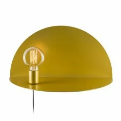 De gros 🌟 HOMEMANIA Lampe Murale Shelfie - Or - 50 x 25 x 25 cm ❤️