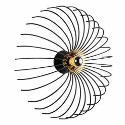 Acheter 🤩 HOMEMANIA Lampe Murale Lion - Noir - 56 x 56 x 16 cm ✨