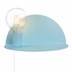 Meilleure affaire 🎁 HOMEMANIA Lampe Murale Shelfie - Bleu - 30 x 15 x 15 cm 🤩