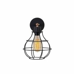 Nouveau 🎁 HOMEMANIA Lampe Murale Dropy - Noir - 23 x 20 x 32 cm 😍