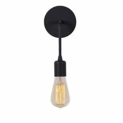 Remise 🛒 HOMEMANIA Lampe Murale Simple Drop - Noir - 12 x 12 x 27 cm 🔔