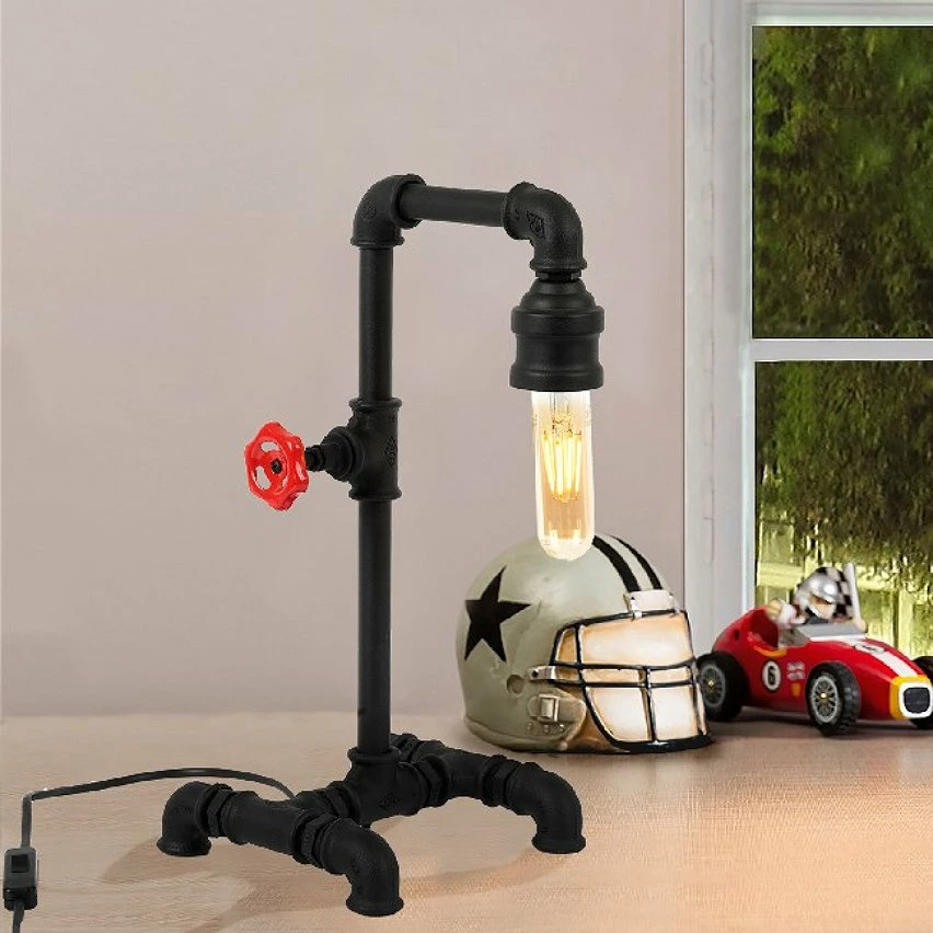 Top 10 💯 HOMEMANIA Lampe de Bureau Metal - Noir - 19 x 26 x 39 cm 🌟 – Image 4