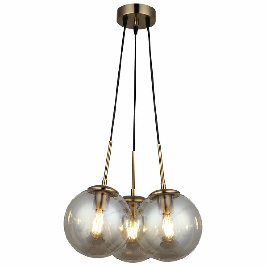 Sortie 👏 HOMEMANIA Lampe à Suspension Polino - Noir, or - 40 x 40 x 120 cm 🎉