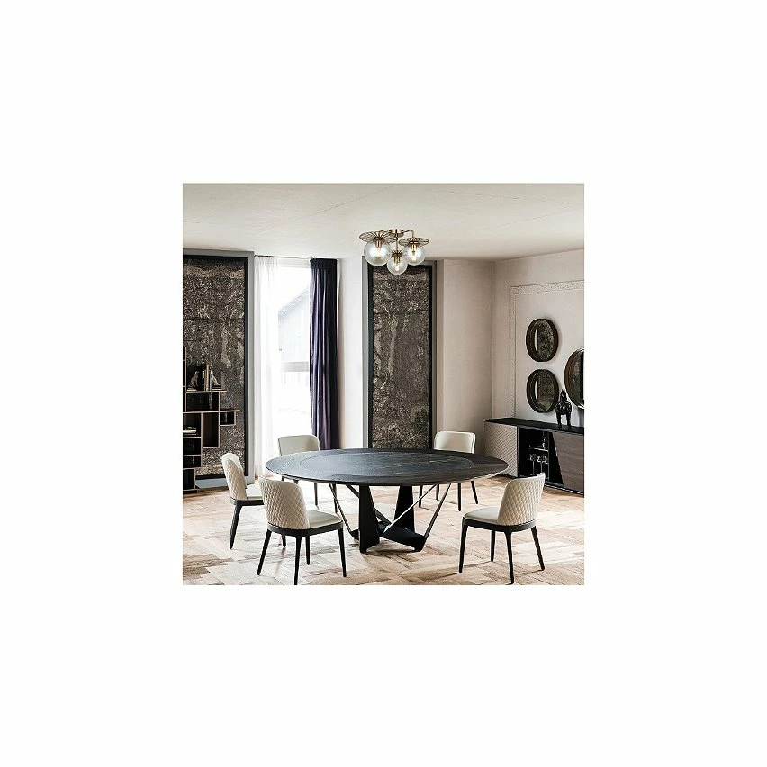 Nouveau đ€© HOMEMANIA Lampe de Plafond Suno - Or - 43 x 43 x 28 cm đ€© â Image 2