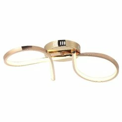 Grosses soldes 👍 HOMEMANIA Lampe de Plafond Ornes - Or - 60 x 28 x 8 cm ⌛